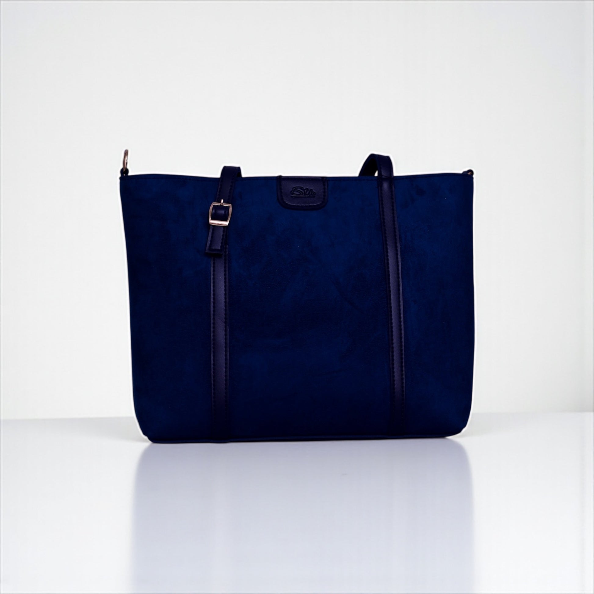 Navy Blue Leather Crossbody Wallet Bag – Shine and Carry